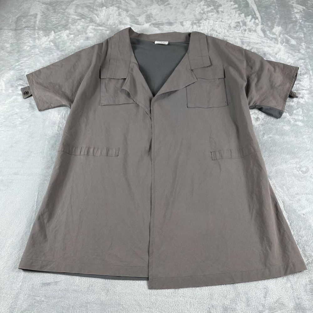 Rivamonti Short Sleeve Jacket Women M Brown Utility Gorpcore Made in Italy